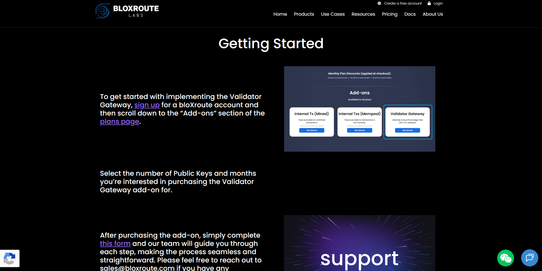 Validator Gateway product page preview